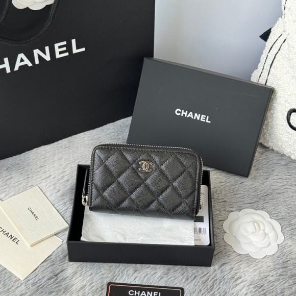 CHANEL 3686 0112 25c ラージジッピー長財布 カヴィア粒革 サイズ:12x8x2cm CHANEL 3686 0112 25c ラージジッピー長財布 カヴィア粒革 サイズ:12x8x2cm