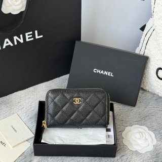 CHANEL 3686 0112 25c ラージジッピー長財布 カヴィア粒革 サイズ:12x8x2cm CHANEL 3686 0112 25c ラージジッピー長財布 カヴィア粒革 サイズ:12x8x2cm