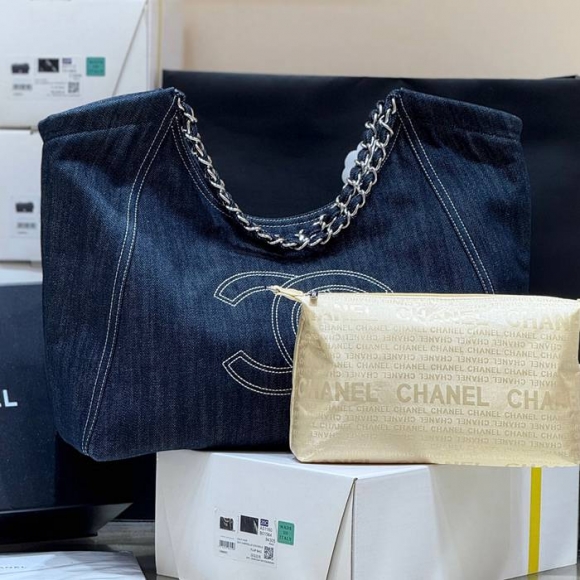 CHANEL デニム トートバッグ クラシック 限定 48×35×14cm サイズ:48×35×14cm CHANEL デニム トートバッグ クラシック 限定 48×35×14cm サイズ:48×35×14cm
