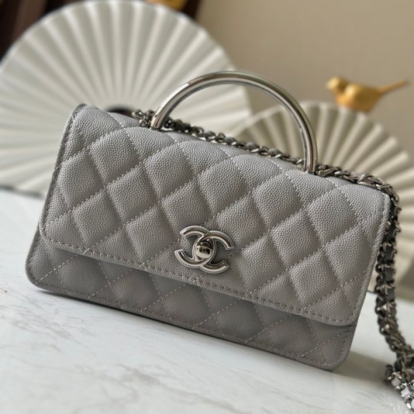 CHANEL 66030 ツイード ブラック×グレー×シルバー ハンドバッグ 春夏 18.5×11×6cm サイズ:18.5×11×6cm CHANEL 66030 ツイード ブラック×グレー×シルバー ハンドバッグ 春夏 18.5×11×6cm サイズ:18.5×11×6cm