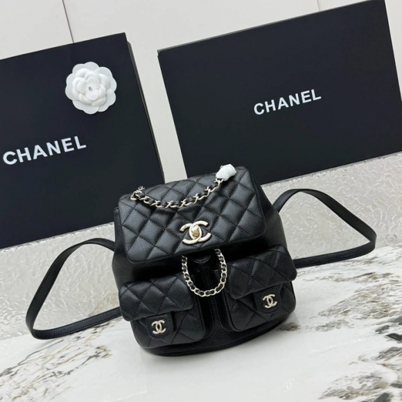 CHANEL AS3860 カーフレザー 菱格紋 ゴールド リュックサック 大 20.5×20×11.5cm サイズ:20.5×20×11.5cm CHANEL AS3860 カーフレザー 菱格紋 ゴールド リュックサック 大 20.5×20×11.5cm サイズ:20.5×20×11.5cm