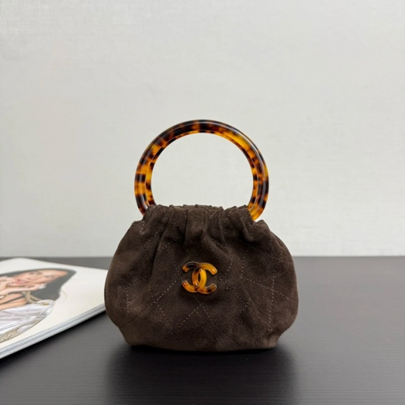 CHANEL 99534 スエード ハンドバッグ ヴィンテージ ファッショナブル 16×11×4cm サイズ:16×11×4cm CHANEL 99534 スエード ハンドバッグ ヴィンテージ ファッショナブル 16×11×4cm サイズ:16×11×4cm
