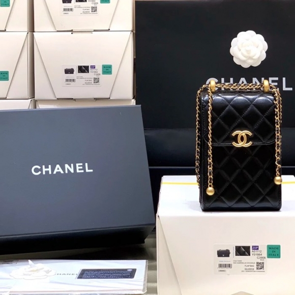 CHANEL AP2291 カーフレザー ブラック×ホワイト×グリーン×ゴールド 斜め掛けバッグ 15.3×10.5×6.5cm サイズ:15.3×10.5×6.5cm CHANEL AP2291 カーフレザー ブラック×ホワイト×グリーン×ゴールド 斜め掛けバッグ 15.3×10.5×6.5cm サイズ:15.3×10.5×6.5cm