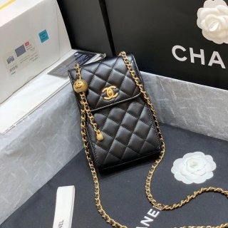CHANEL AP1448 ブラック×レッド×グレー×ゴールド 斜め掛けバッグ ヴィンテージ 18×11×5cm サイズ:18×11×5cm