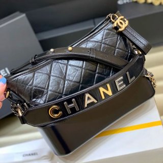 CHANEL 1582 配色 シルバー×ゴールド 斜め掛けバッグ 小 中 20×15×8cm サイズ:20×15×8cm