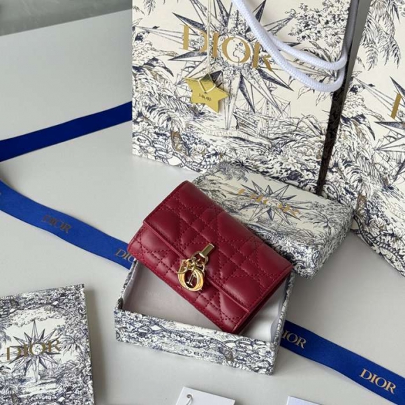 DIOR S0966ONMJ マイディオール グリシン 財布 ラム革 サイズ:11x7.5x2.5cm