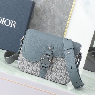 DIOR サドルメッセンジャー オブリーク 深灰 サイズ:23x18cm DIOR サドルメッセンジャー オブリーク 深灰 サイズ:23x18cm
