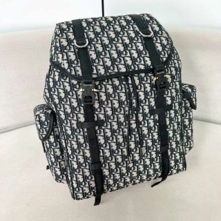DIOR ヒットザロードフラップリュック モノグラム サイズ:43x33x16cm
