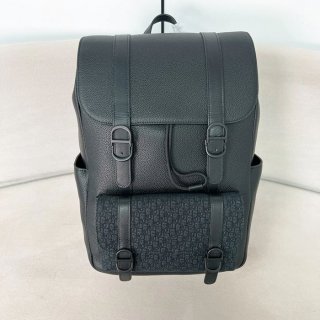 DIOR デイリーフラップリュック 粒面牛皮 サイズ:41x29x16cm