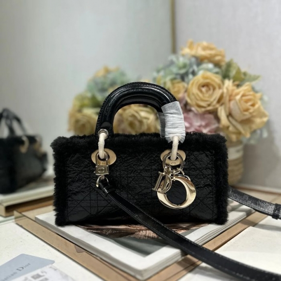 DIOR 0540 カーフレザー、スエード、レザー グレンチェック ブラック、ベージュ 斜め掛けバッグ、ショルダーバッグ、ハンドバッグ 小 22.5x12.5x5.5cm サイズ:22.5x12.5x5.5cm DIOR 0540 カーフレザー、スエード、レザー グレンチェック ブラック、ベージュ 斜め掛けバッグ、ショルダーバッグ、ハンドバッグ 小 22.5x12.5x5.5cm サイズ:22.5x12.5x5.5cm