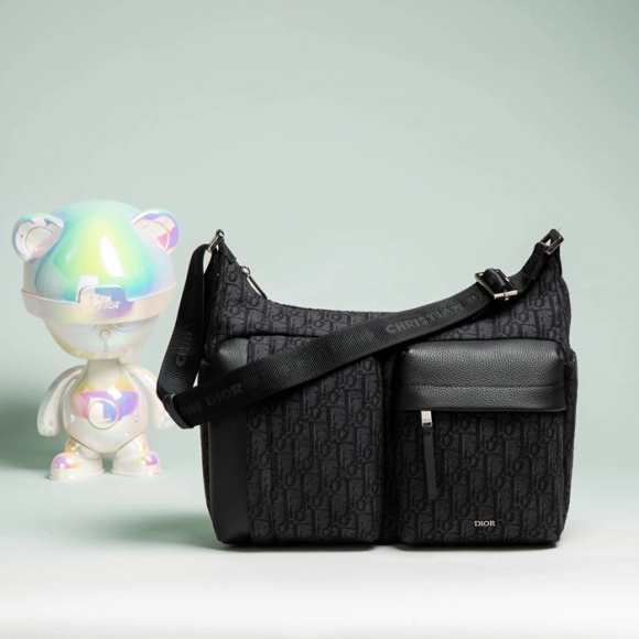 DIOR プリント餃子バッグ ライダーソフト サイズ:36x30.5x14.5cm DIOR プリント餃子バッグ ライダーソフト サイズ:36x30.5x14.5cm