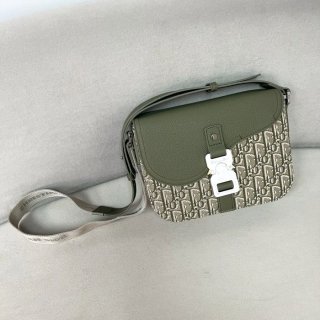 DIOR サドルメッセンジャー カーキ サイズ:23x18cm