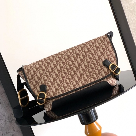 DIOR 1DBME210YUS プリントフラップメッセンジャー ジェット サイズ:48x25x19cm