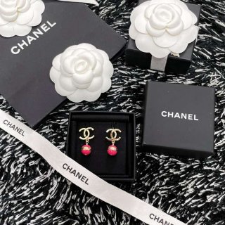 シャネル スタイル ピアス ピンク シャネル スタイル ピアス ピンク