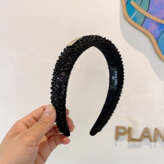 シャネル スタイル ヘアバンド クリスタル