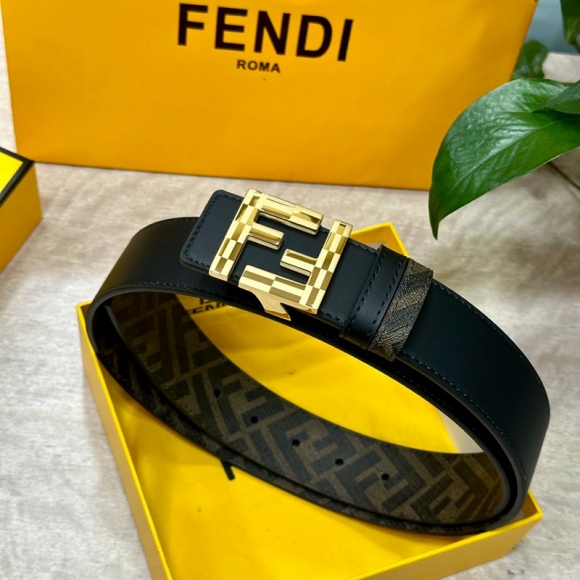 フェンディ メンズ ベルト 両面用 4.0cm