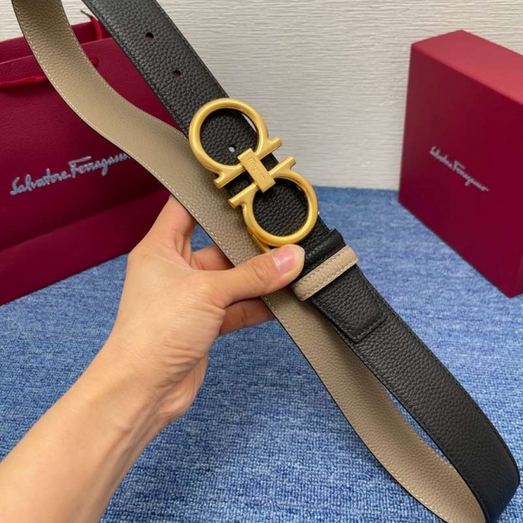 フェラガモ メンズ ベルト 両面用 3.5cm フェラガモ メンズ ベルト 両面用 3.5cm