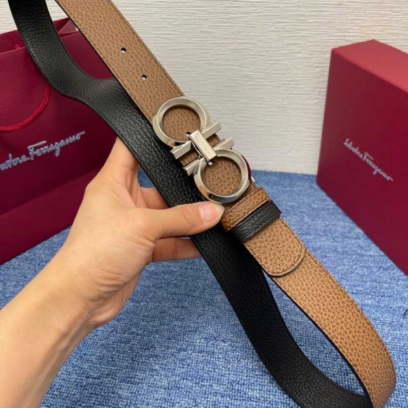 フェラガモ メンズ ベルト 両面用 3.5cm フェラガモ メンズ ベルト 両面用 3.5cm