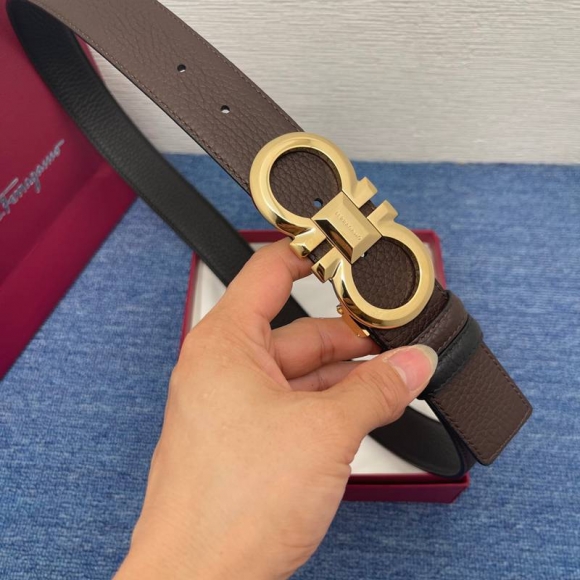 フェラガモ メンズ ベルト 両面用 3.5cm フェラガモ メンズ ベルト 両面用 3.5cm