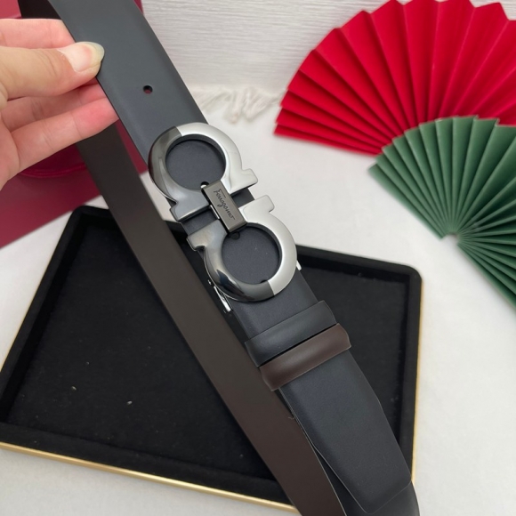 フェラガモ メンズ ベルト 両面用 3.5cm フェラガモ メンズ ベルト 両面用 3.5cm