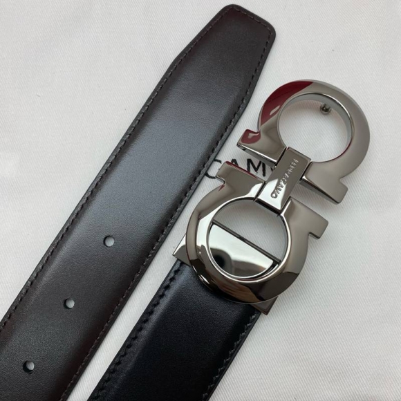 フェラガモ メンズ ベルト 両面用 3.5cm フェラガモ メンズ ベルト 両面用 3.5cm