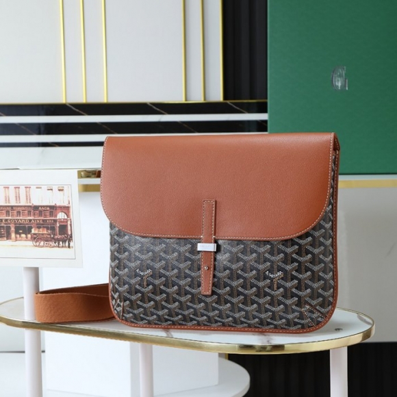GOYARD クルシエメッセンジャー 棕 サイズ:32x25cm GOYARD クルシエメッセンジャー 棕 サイズ:32x25cm