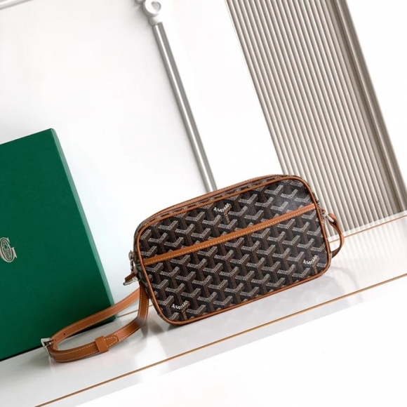 GOYARD 8304 ブラウン 斜め掛けバッグ、ハンドバッグ、ハンドバッグ クラシック 22x13x6.5cm サイズ:22x13x6.5cm GOYARD 8304 ブラウン 斜め掛けバッグ、ハンドバッグ、ハンドバッグ クラシック 22x13x6.5cm サイズ:22x13x6.5cm