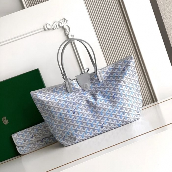 GOYARD 6603 キャンバス、レザー ショルダーバッグ、ハンドバッグ キャンバス、レザー、大 34x28x15cm サイズ:34x28x15cm GOYARD 6603 キャンバス、レザー ショルダーバッグ、ハンドバッグ キャンバス、レザー、大 34x28x15cm サイズ:34x28x15cm