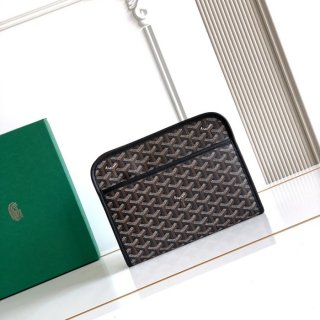 GOYARD ジュヴァンス 中洗面ポーチ 黒 サイズ:24.5x19cm GOYARD ジュヴァンス 中洗面ポーチ 黒 サイズ:24.5x19cm