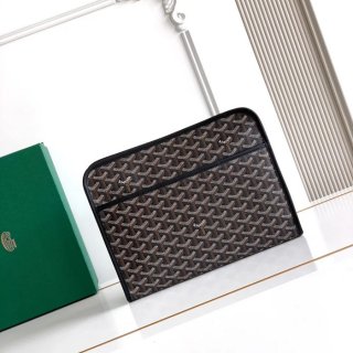 GOYARD ジュヴァンス 大洗面ポーチ 黒 サイズ:29.5x23x7.5cm GOYARD ジュヴァンス 大洗面ポーチ 黒 サイズ:29.5x23x7.5cm