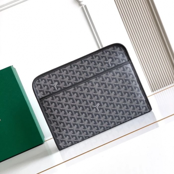 GOYARD ジュヴァンス 大洗面ポーチ グレー サイズ:29.5x23x7.5cm GOYARD ジュヴァンス 大洗面ポーチ グレー サイズ:29.5x23x7.5cm