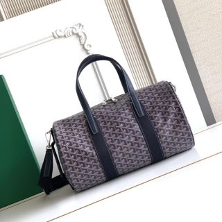 GOYARD バレル40 スポーツトラベルバッグ 青 サイズ:40x23x23cm GOYARD バレル40 スポーツトラベルバッグ 青 サイズ:40x23x23cm