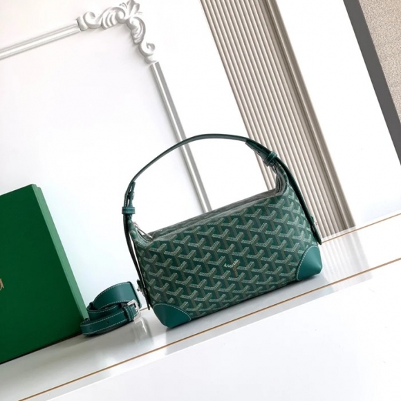 GOYARD 8031 グリーン 化粧ポーチ、ハンドバッグ ボーイング 24x13x12cm サイズ:24x13x12cm GOYARD 8031 グリーン 化粧ポーチ、ハンドバッグ ボーイング 24x13x12cm サイズ:24x13x12cm