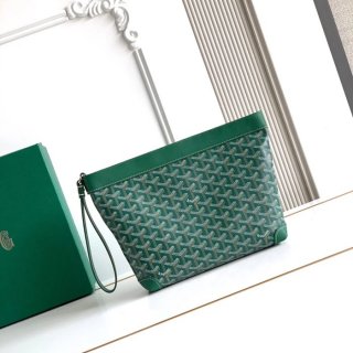 GOYARD コンティハンドバッグ 緑 サイズ:24x22x6.5cm GOYARD コンティハンドバッグ 緑 サイズ:24x22x6.5cm