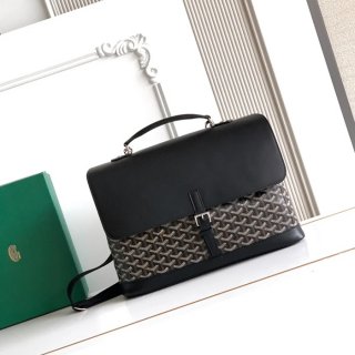 GOYARD シタディン 小メッセンジャー 黒 サイズ:38x33cm GOYARD シタディン 小メッセンジャー 黒 サイズ:38x33cm