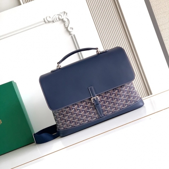 GOYARD シタディン 小メッセンジャー 青 サイズ:38x33cm GOYARD シタディン 小メッセンジャー 青 サイズ:38x33cm