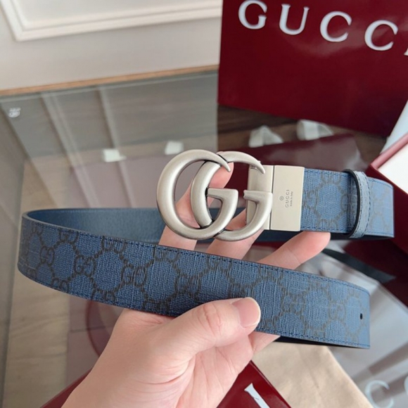 グッチ メンズ ベルト 回転式GG 3.8cm グッチ メンズ ベルト 回転式GG 3.8cm