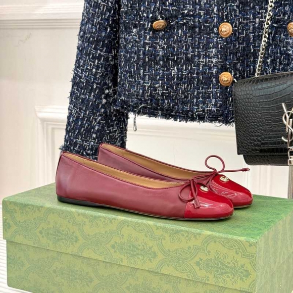 【GUCCI】バレエシューズレディース 【GUCCI】バレエシューズレディース