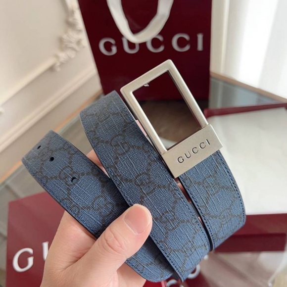グッチ メンズ ベルト スクエアバックル 3.5cm グッチ メンズ ベルト スクエアバックル 3.5cm