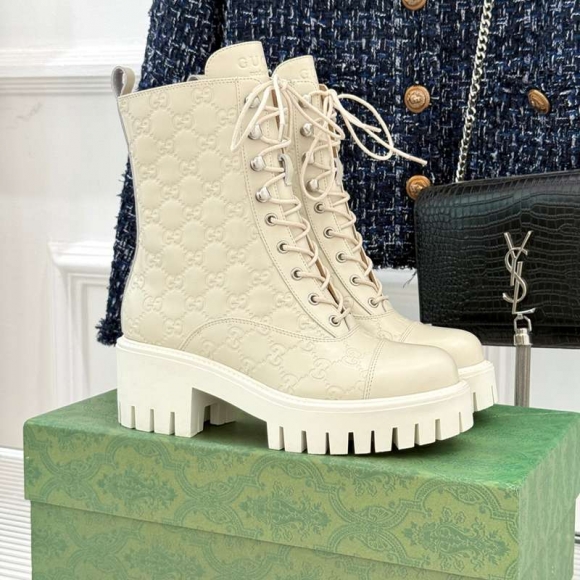【GUCCI】GGマーチンブーツレディース 【GUCCI】GGマーチンブーツレディース