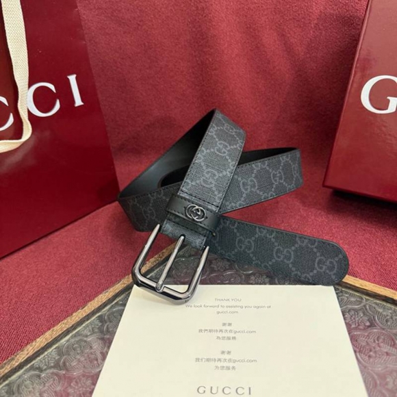 グッチ メンズ ベルト GG 3.5cm グッチ メンズ ベルト GG 3.5cm