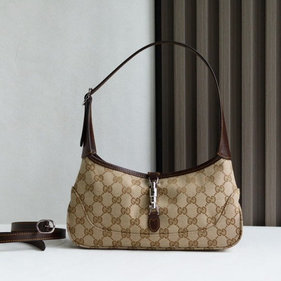 GUCCI 863137 GGキャンバス、キャンバス ブラック、ブラウン、ベージュ 脇下バッグ GG、クラシック、新作 27x13cm サイズ:27x13cm GUCCI 863137 GGキャンバス、キャンバス ブラック、ブラウン、ベージュ 脇下バッグ GG、クラシック、新作 27x13cm サイズ:27x13cm