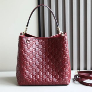 GUCCI 815103 レザー ブラック、ゴールド、プリント バケツバッグ GG、新作 25x25x16cm サイズ:25x25x16cm GUCCI 815103 レザー ブラック、ゴールド、プリント バケツバッグ GG、新作 25x25x16cm サイズ:25x25x16cm