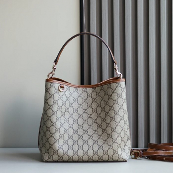 GUCCI 815103 ブラウン ハンドバッグ 25x16cm サイズ:25x16cm GUCCI 815103 ブラウン ハンドバッグ 25x16cm サイズ:25x16cm
