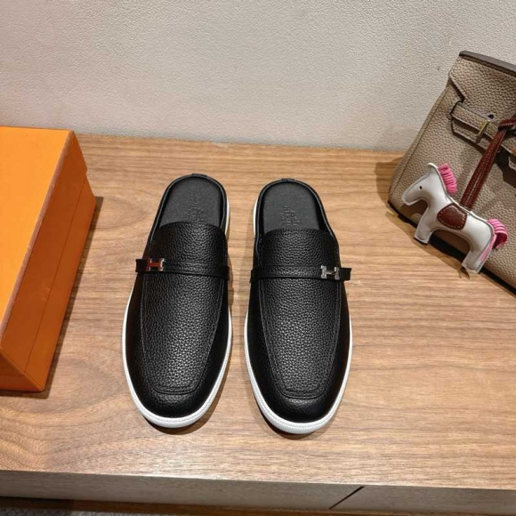 【HERMES】SS25スリッポンレザースリッポンメンズレディース 【HERMES】SS25スリッポンレザースリッポンメンズレディース