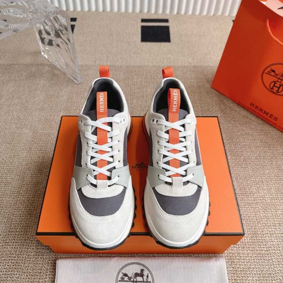 【HERMES】スニーカーレザースニーカーメンズ 【HERMES】スニーカーレザースニーカーメンズ