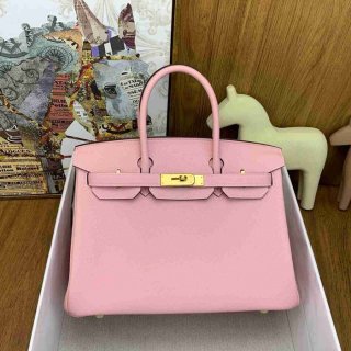 HERMES バーキン 30cm カーフスキン 桜ピンク ハンドバッグ 高級感 金具ゴールド 30cm Birkin 30cm サイズ:30cm HERMES バーキン 30cm カーフスキン 桜ピンク ハンドバッグ 高級感 金具ゴールド 30cm Birkin 30cm サイズ:30cm