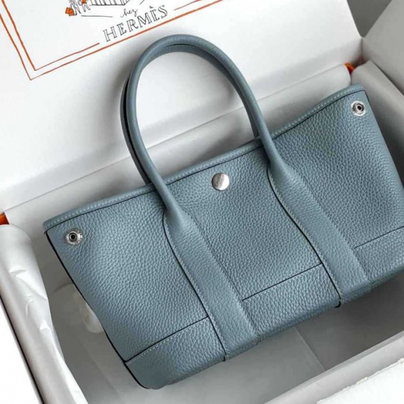HERMES ガーデン カーフレザー ハンドバッグ セミハンドメイド 18cm Garden サイズ:18cm HERMES ガーデン カーフレザー ハンドバッグ セミハンドメイド 18cm Garden サイズ:18cm