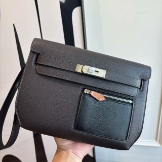 HERMES ケリー デペッシュ 25 クラッチバッグ エバーカラー革 ショルダーストラップ付き サイズ: HERMES ケリー デペッシュ 25 クラッチバッグ エバーカラー革 ショルダーストラップ付き サイズ: