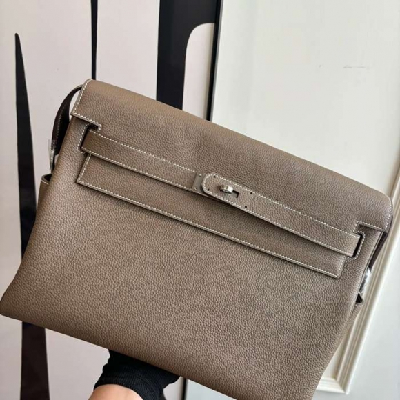 HERMES ケリー 32cm 象グレー 斜め掛けバッグ セミハンドメイド 32cm Kelly 32cm サイズ:32cm HERMES ケリー 32cm 象グレー 斜め掛けバッグ セミハンドメイド 32cm Kelly 32cm サイズ:32cm